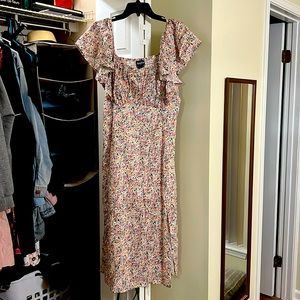 Arula Multi Colored Floral Maxi Dress